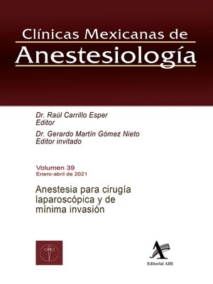 cover image of Anestesia para cirugía laparoscópica y de mínima invasión